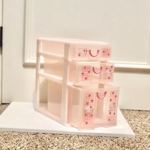 Rare Hello Kitty Plastic Drawer/Storage Organizer